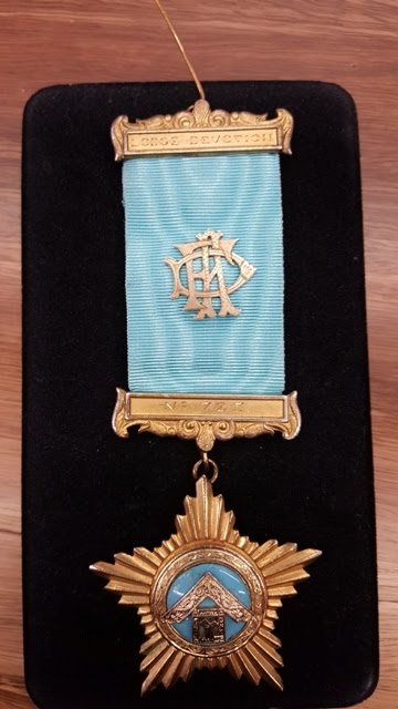 Frank A Deveney Lodge Devotion Perpetual Masters Jewel IPM Masonic Medal